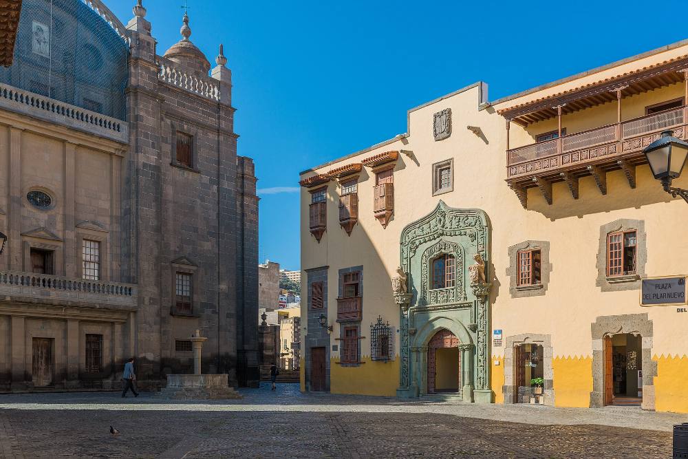 Las Palmas: visita guiada gratuita a pie – casco antiguo de Vegueta, Colón y la vida atlántica de la isla
