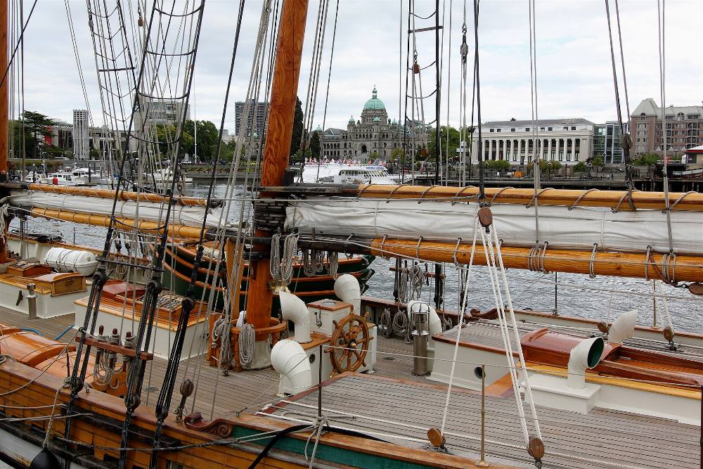 Visite libre à pied gratuite de Victoria – Inner Harbour, héritage britannique et capitale de l’île