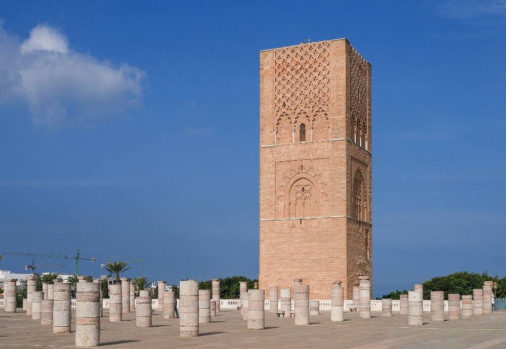 Visite guidée gratuite à pied de Rabat – capitale du Maroc, Tour Hassan et la kasbah des Oudayas