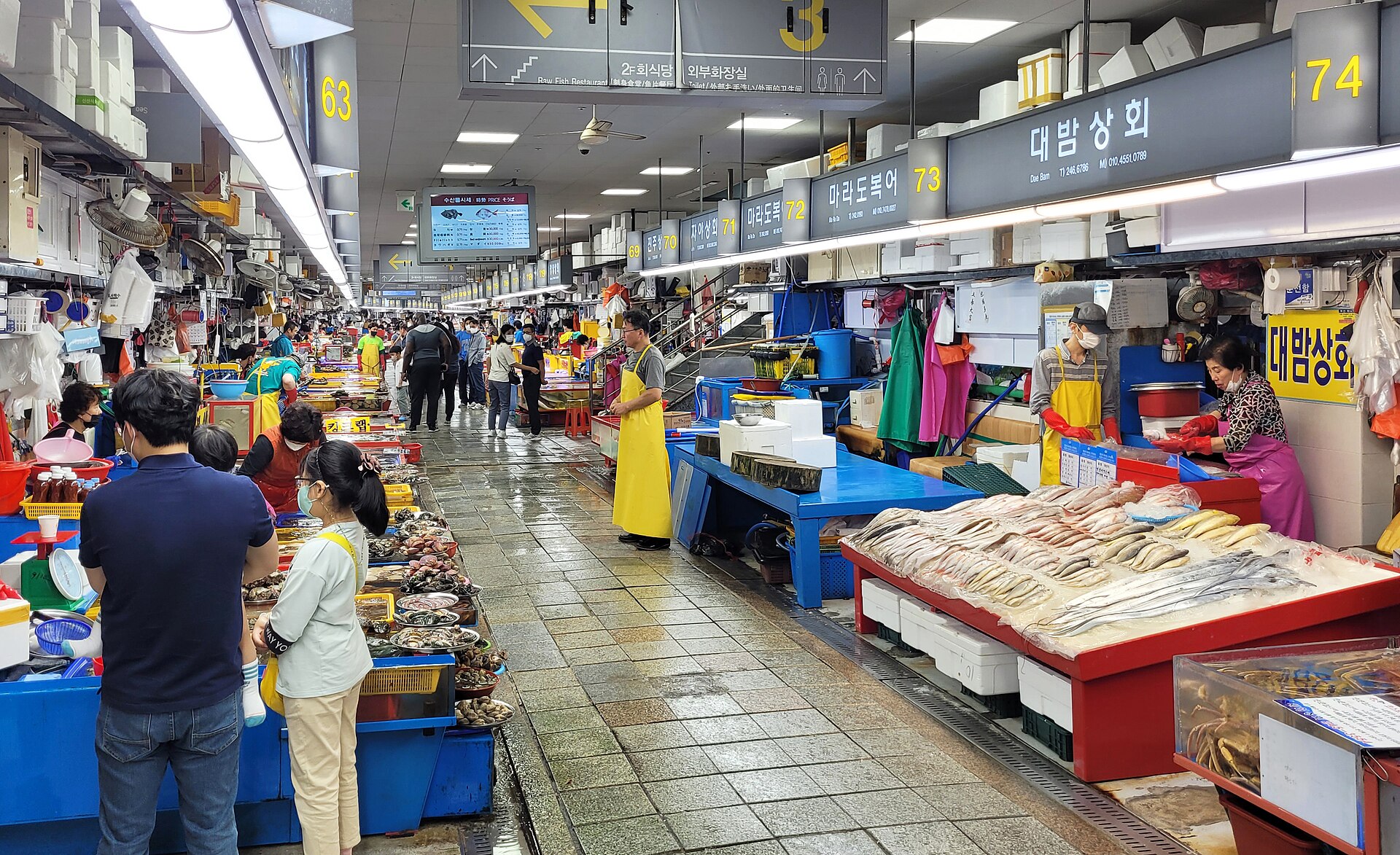 Busan Nampo Food Walk: Jagalchi Fish Market, BIFF Hotteok & Gukje Market