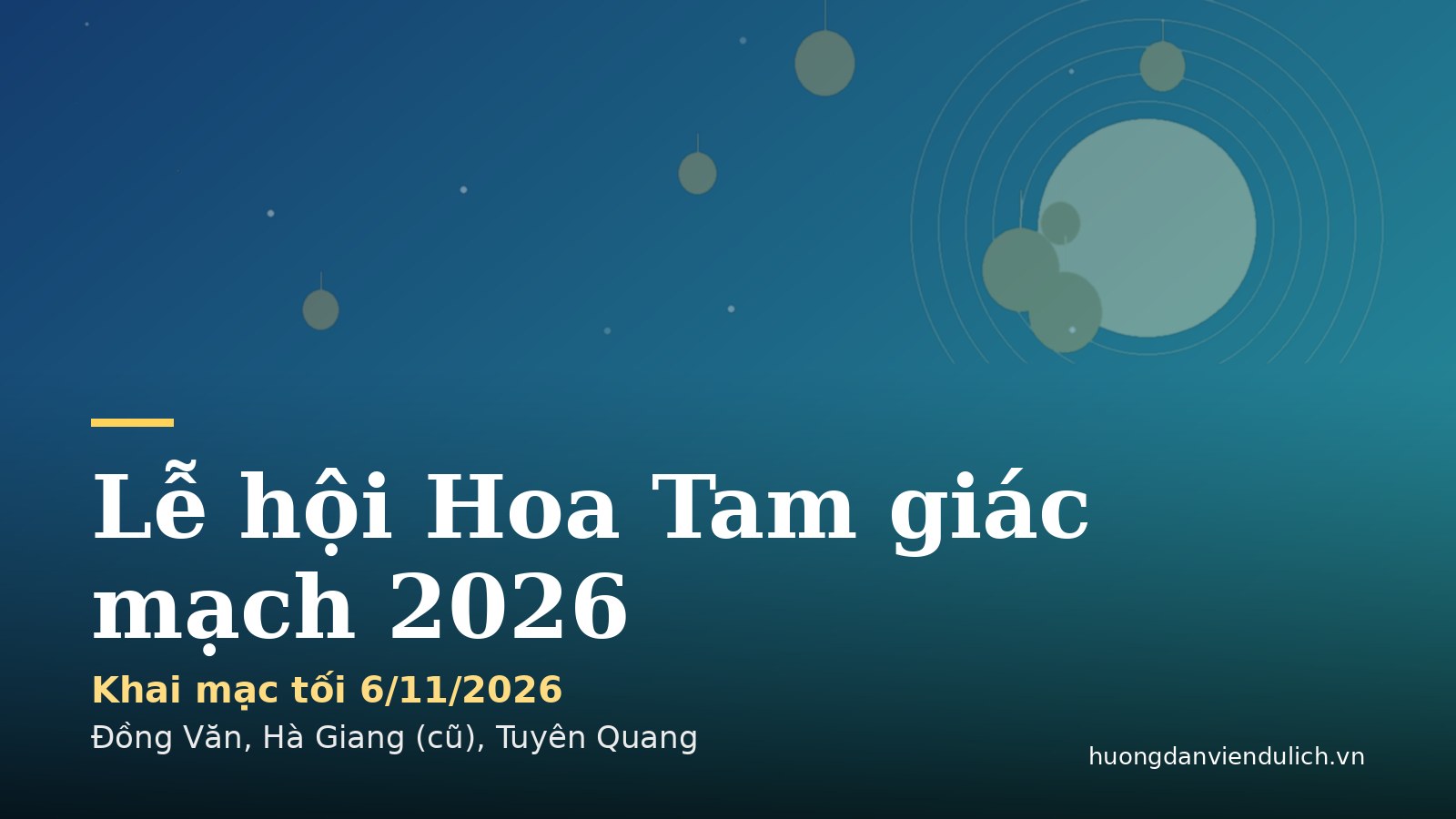 बकव्हीट फ्लावर फेस्टिवल 2026: डोंग वान में 6/11 को उद्घाटन, विषय "चट्टानी क्षेत्र की गूंज"