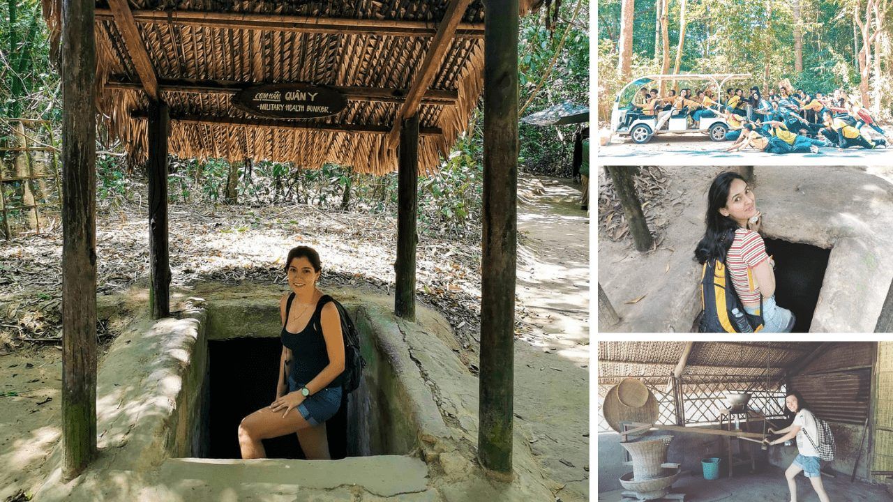 Cu Chi Tunnels tour half - day