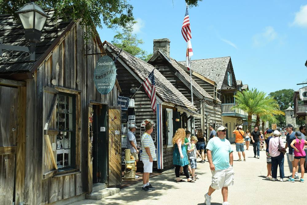 Free evening walking tour exploring the legends of St. Augustine – myths, mysteries, and lantern-lit streets