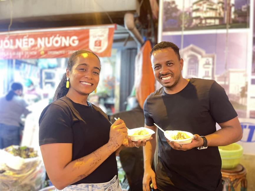 Nacht-Tour durch Saigon mit dem Motorrad