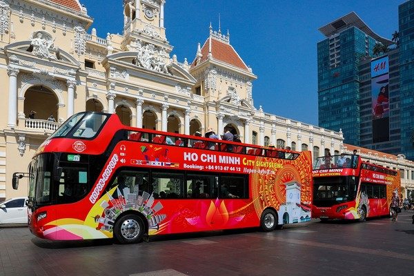 Tour tham quan Thành phố Hồ Chí Minh: Xe buýt 2 tầng + Ăn tối trên Du thuyền Sài Gòn