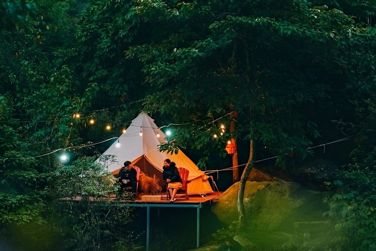 Tour Glamping Thác Ngao Thái Nguyên 1 ngày