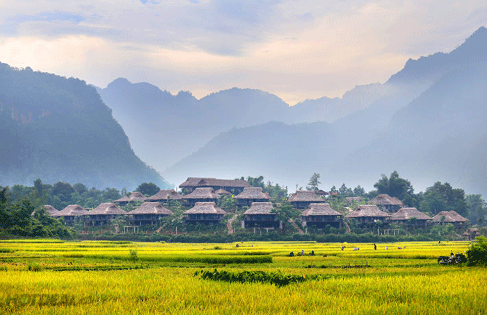 Tour Hòa Bình 3T2N: Gruppentour Mai Châu – Ba Khan