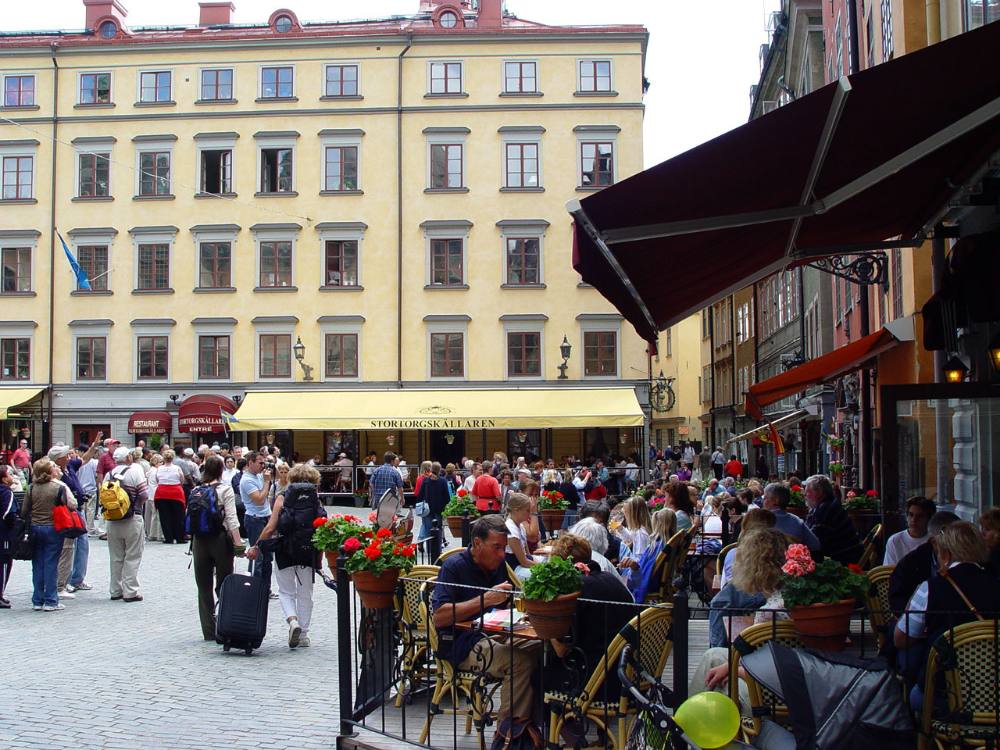 Passeio a pé gratuito pelo centro histórico Gamla Stan, em Estocolmo