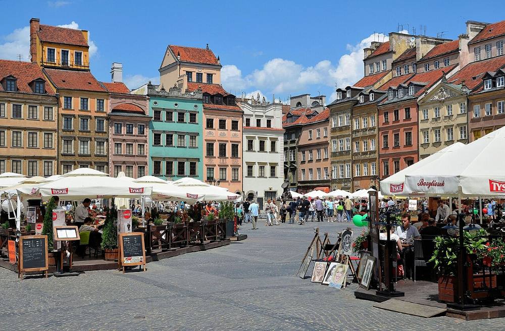Tour a piedi gratuito nella Città Vecchia di Varsavia e lungo il Percorso Reale